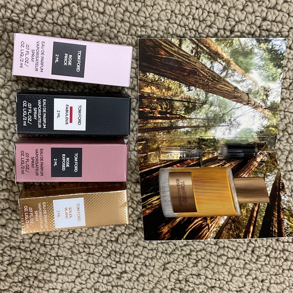 Tom Ford Fragrance samples